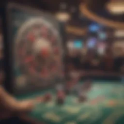 A captivating visual of a modern online casino interface showcasing various gaming options