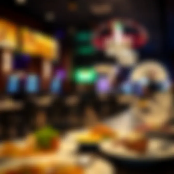 Dining area featuring diverse culinary options within the casino