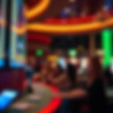 Entertainment event happening at Belle Casino with vibrant atmosphere