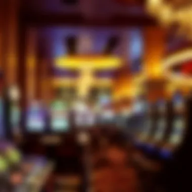 Interior shot of the gaming floor filled with slot machines and tables