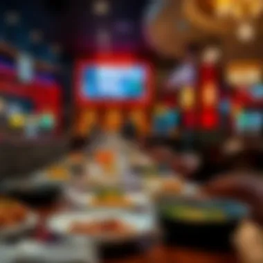 Diverse dining options showcasing culinary delights
