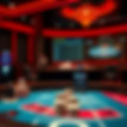 Virtual baccarat game showcasing a stylish interface