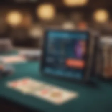 Visual representation of secure payment options for betting