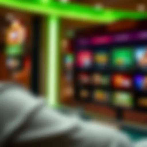 User interface of Bet MGM NV showcasing diverse game options