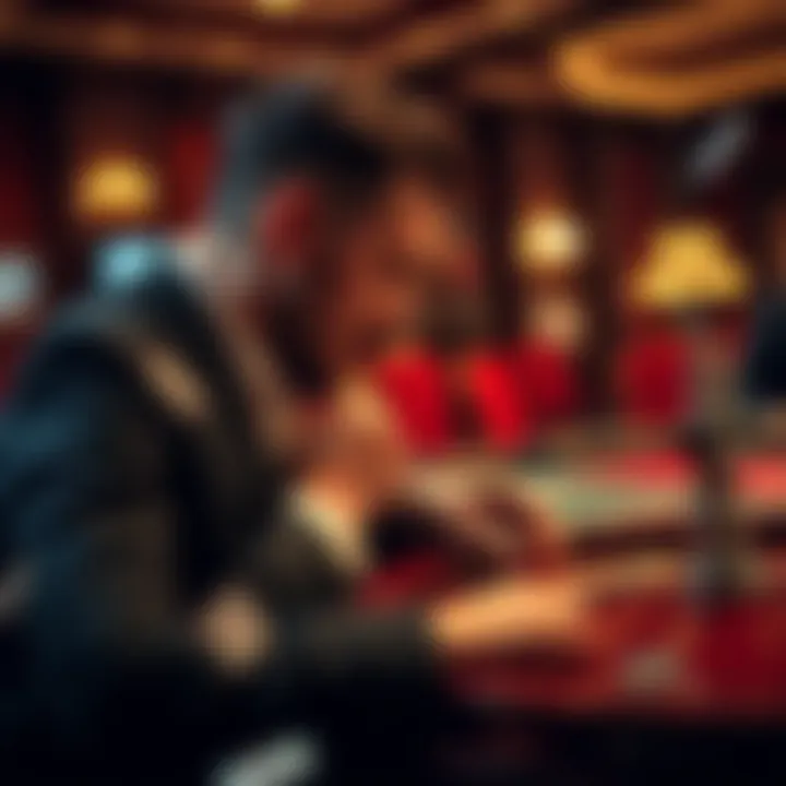 Psychological Aspects of Roulette Decisions A thoughtful player analyzing roulette outcomes