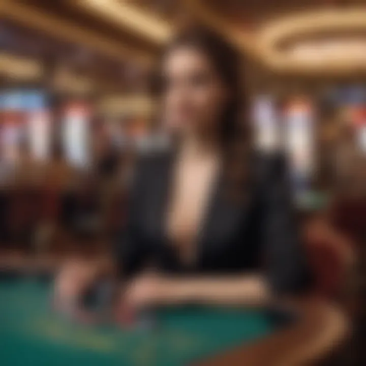 Visual data analysis in casino operations