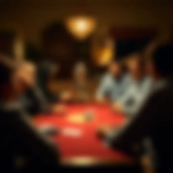 A group of friends enjoying a casual poker night at home