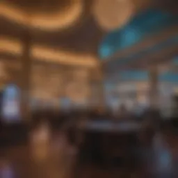 A scenic view of Ocean Casino Resort highlighting its vibrant atmosphere