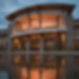 Exterior view of Creek Indian Casino showcasing architectural design