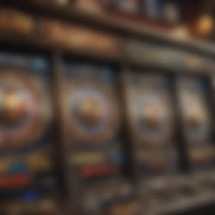 A detailed view of the gameplay mechanics in the Dollar Storm Slot Machine app, highlighting unique features.