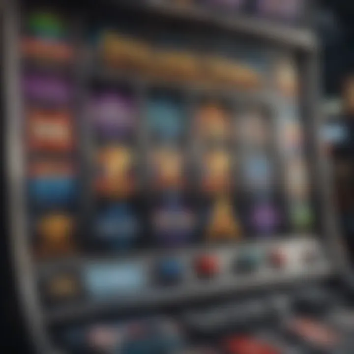 Visual representation of the Dollar Storm Slot Machine interface showcasing vibrant graphics and symbols.