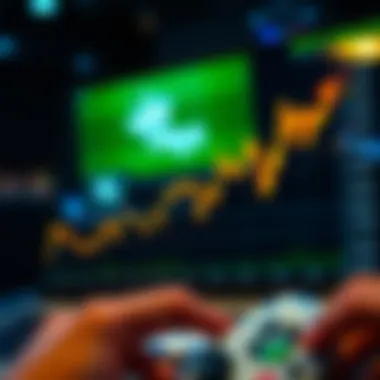 Graph illustrating DraftKings stock performance trends over the last year