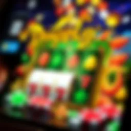 Interface of Dragonplay Slots app showcasing vibrant graphics