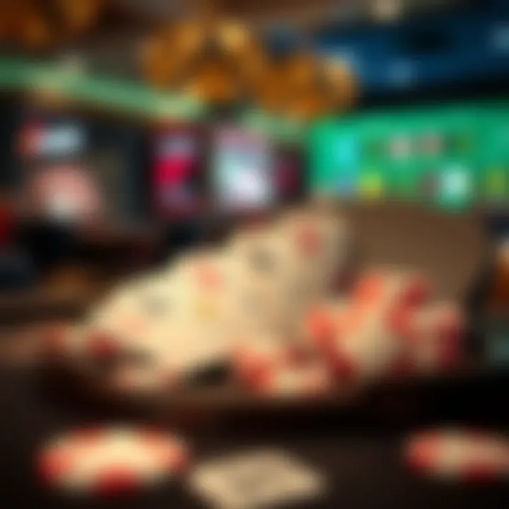 Diverse Deposit Methods in Casinos Visual representation of different deposit methods available in casinos, including digital wallets and bank transfers.