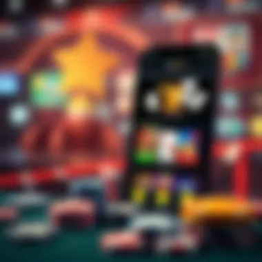 User-friendly mobile interface showcasing casino features