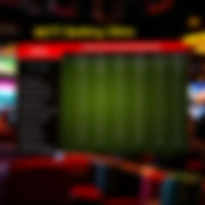 Chart comparing different betting sites and their bonus offers