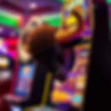 Vibrant Buffalo slot machine display in a Las Vegas casino