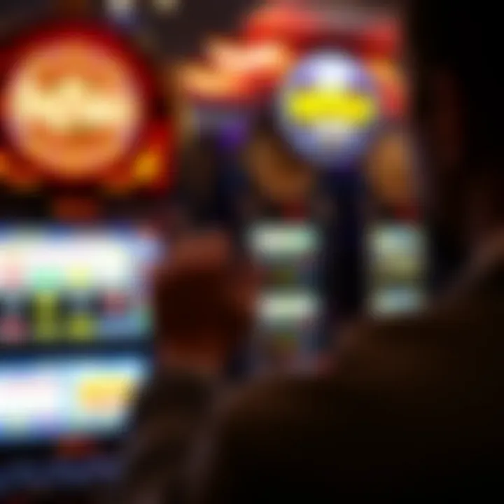 Player engaging with Buffalo slot machine interface
