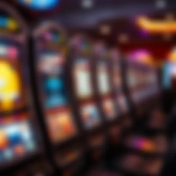 A close-up of a modern slot machine with a digital display and innovative features.