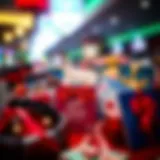 A vibrant display of various gift cards showcasing options for players