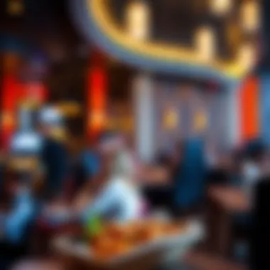 Diverse dining options available at the Hard Rock Hotel, showcasing culinary delights