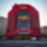 Exterior view of the Hard Rock Hotel Atlantic City showcasing its iconic design