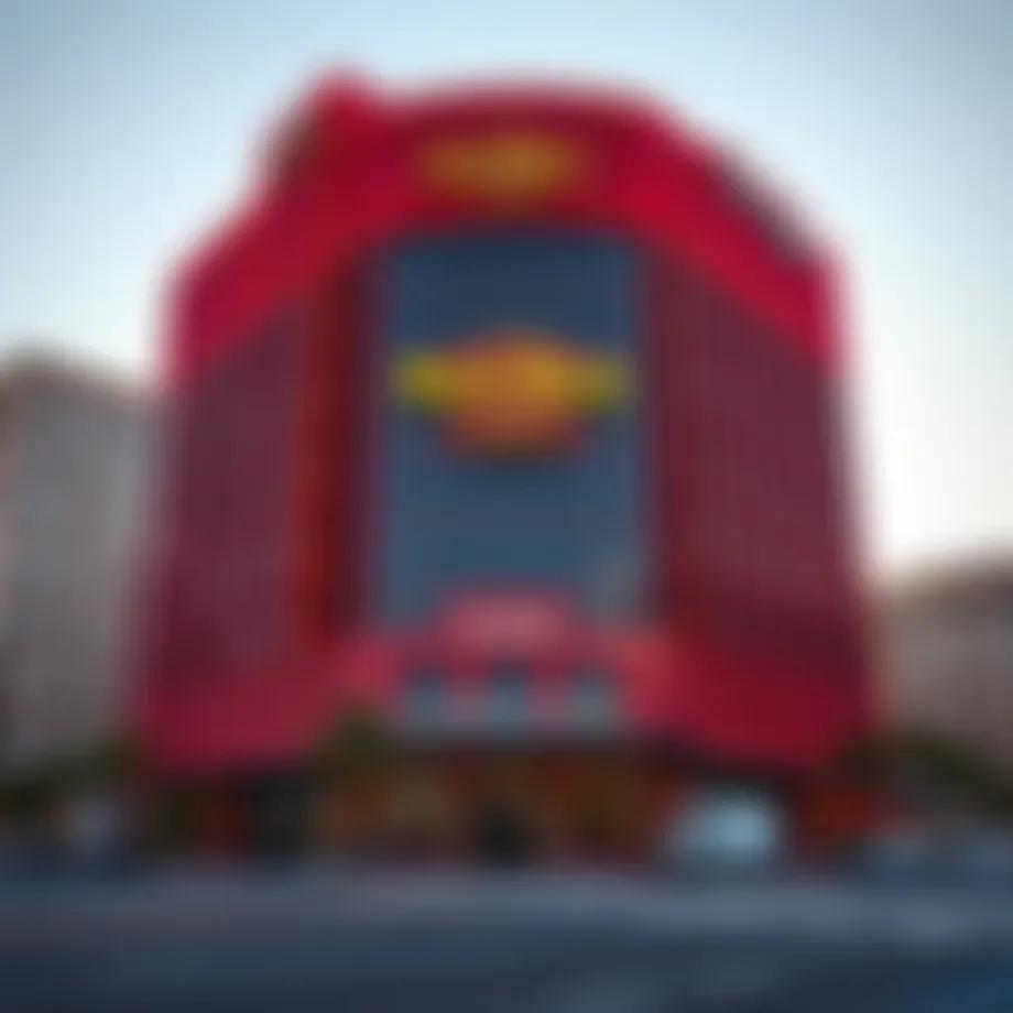 Exterior view of the Hard Rock Hotel Atlantic City showcasing its iconic design