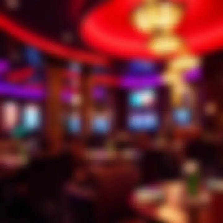 Vibrant dining area highlighting diverse culinary offerings