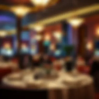 Gourmet dining experience featuring a beautifully arranged table