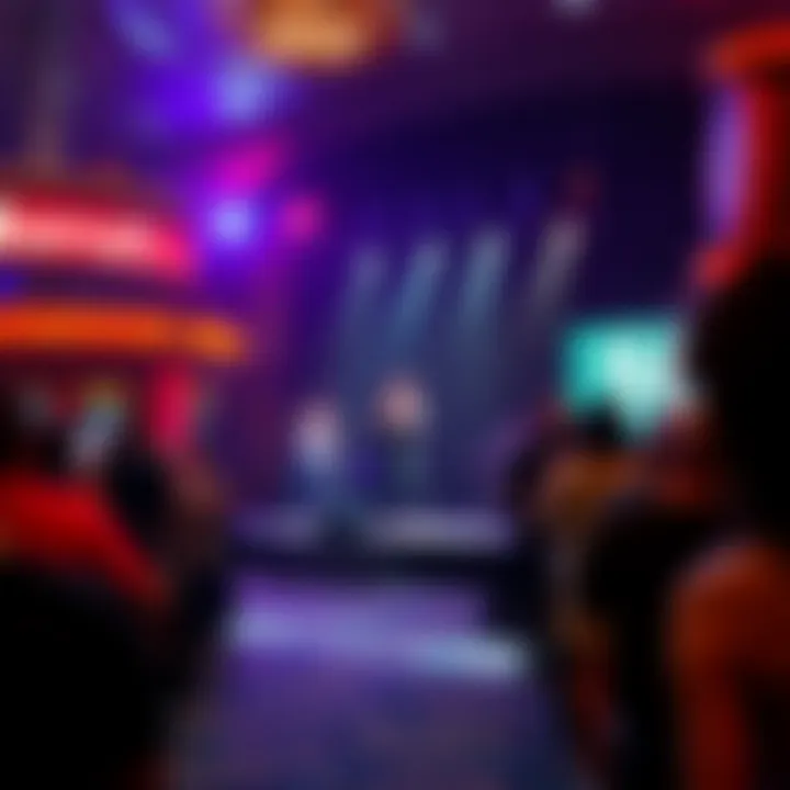 Live entertainment event showcasing performers on stage
