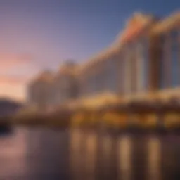 Exterior view of a luxurious hotel casino in Primm