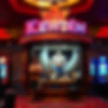 Cultural display at Kewadin Casino highlighting Native American heritage and significance