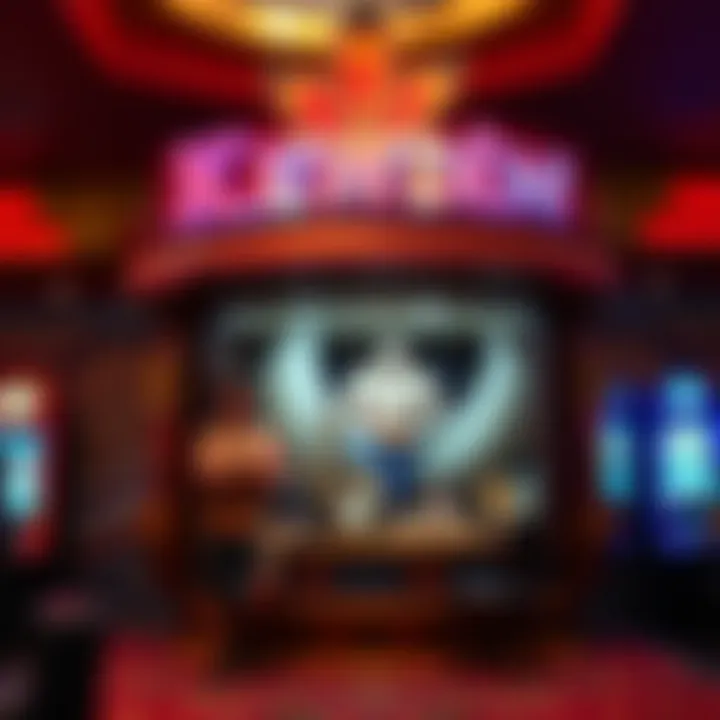 Cultural display at Kewadin Casino highlighting Native American heritage and significance