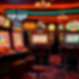 A vibrant array of online slot machines featuring various themes