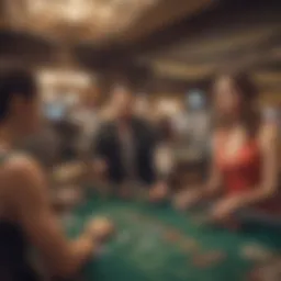 Illustration showcasing the allure of online casino free play offerings