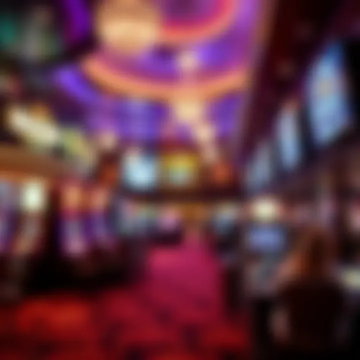 Interior of a bustling casino showcasing loyalty programs