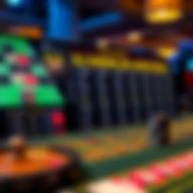 Comparison table of different online casinos