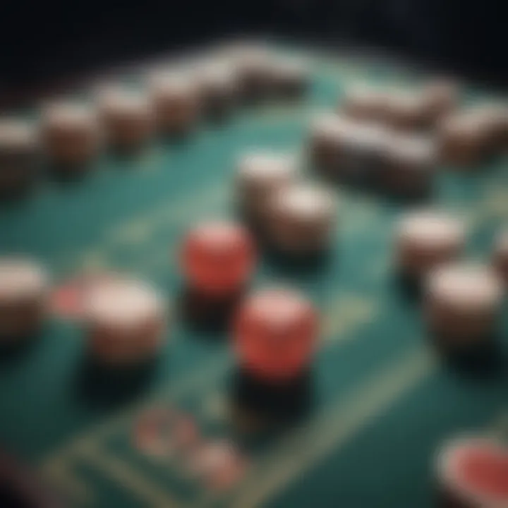 Illustration of strategic moves in Face Up Pai Gow gameplay