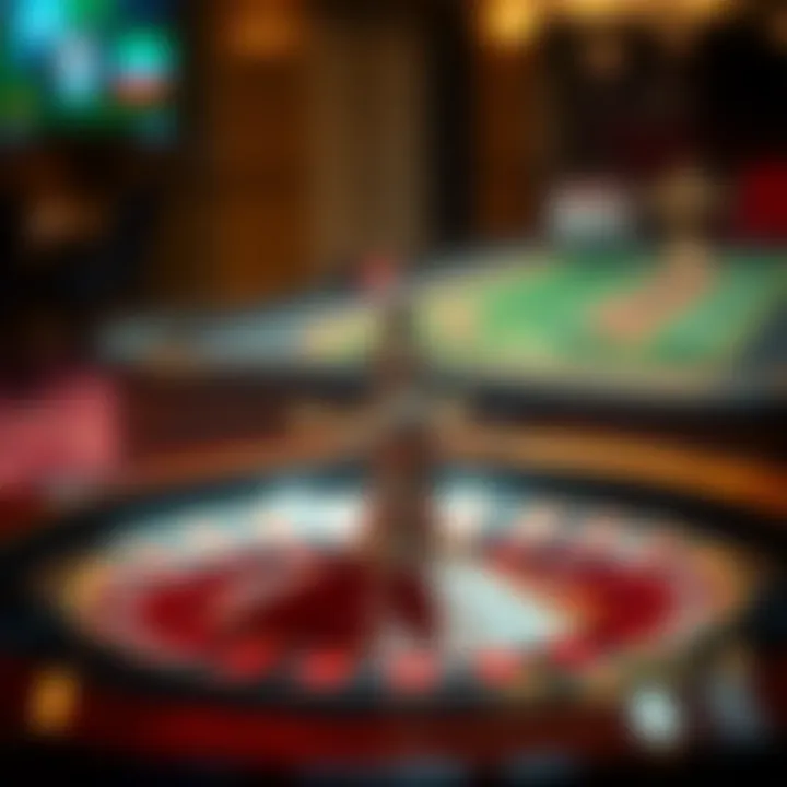 An infographic illustrating the evolution of roulette from physical casinos to online platforms.