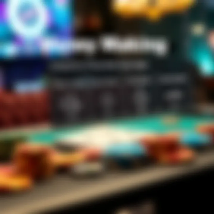 Categories of Money-Making Apps Infographic showcasing different categories of money-making apps