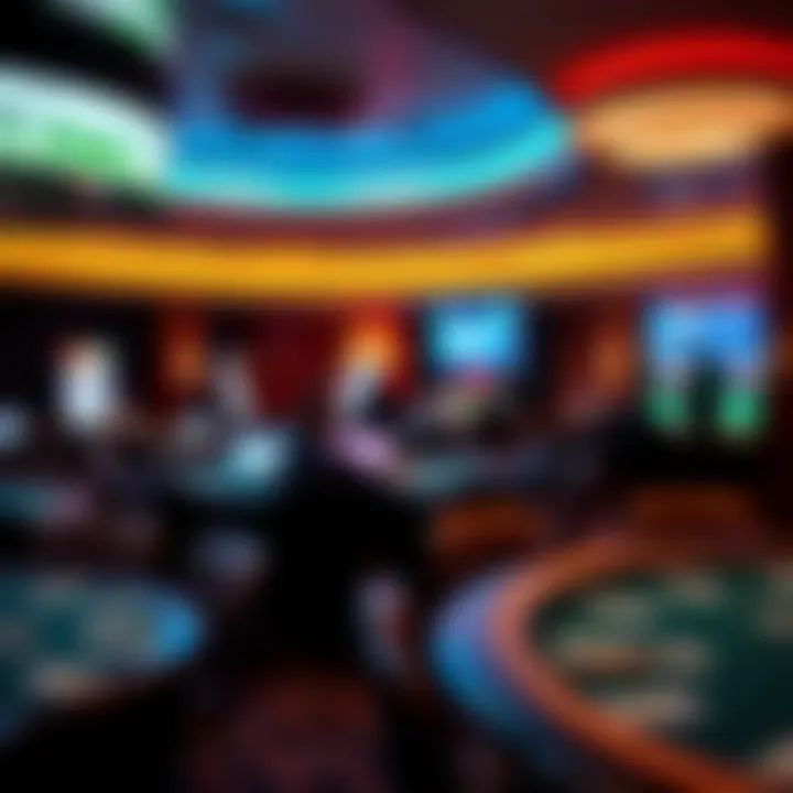 Interior of a Points Bet venue showcasing the betting experience