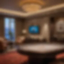 Luxurious suite at Rio Hotel and Casino showcasing modern amenities