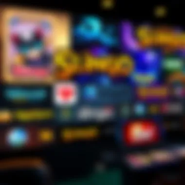 A selection of popular online platforms where players can enjoy Slingo for free, represented through logos and user interfaces