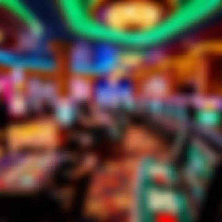 Luxurious gaming floor filled with vibrant gaming options