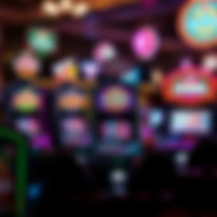 Diverse Themed Slot Machines A variety of themed slot machines showcasing unique designs and themes.