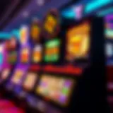 Modern Slot Machine with Interactive Features A modern slot machine featuring vibrant graphics and interactive gameplay.