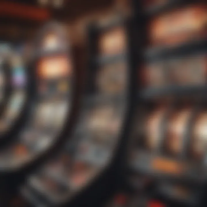 Illustration of various strategies for playing the Double Blazing Seven slot machine.