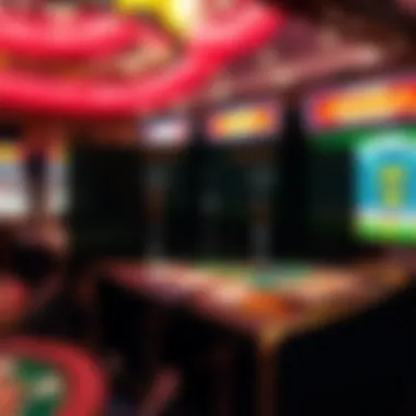 A comparative chart illustrating the differences between online and traditional gambling platforms.