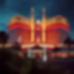 Exterior view of MGM Grand showcasing its architectural design