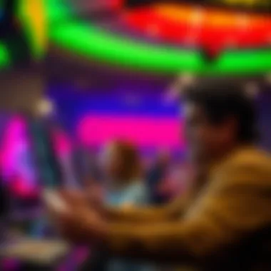 Thrill of Winning the Oregon Lottery Conceptual image showing the excitement of winning the lottery.